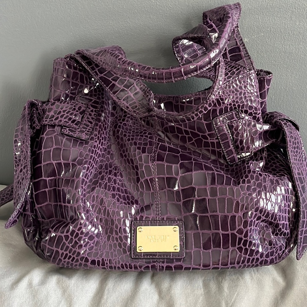 NINE WEST purple purse. Never used